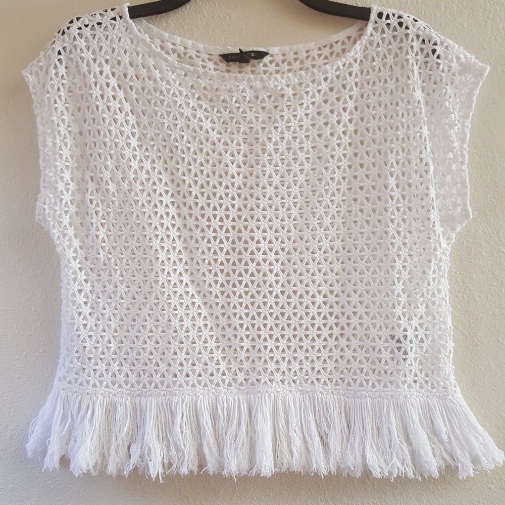 Banana republic crotchet top